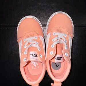 Vans Kids Peach Sneakers